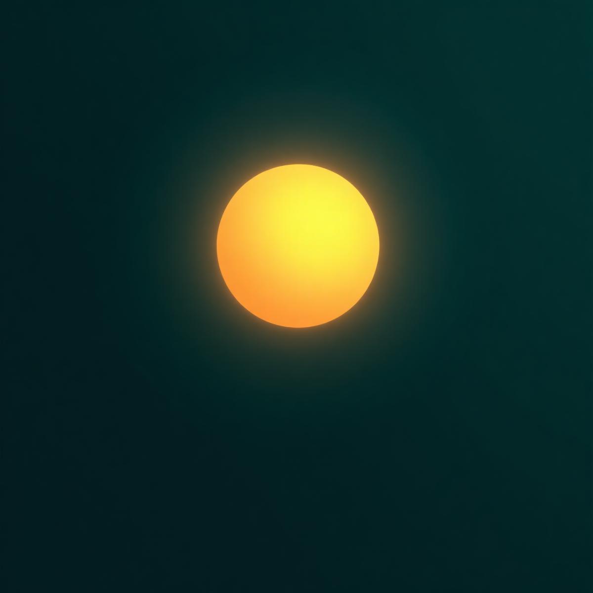 Warm glow representing Mira, the AI companion